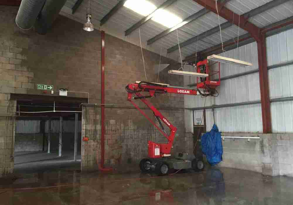 Commercial Cleaning Lift Indoors