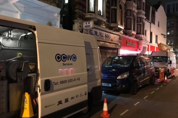 CCWC Services Van On A Job